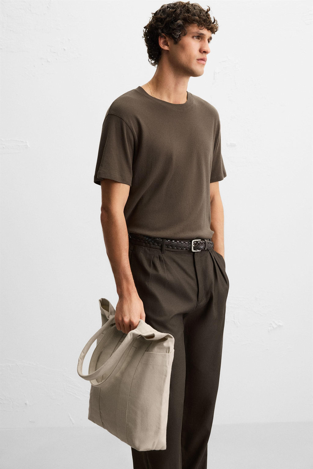 WOVEN SHOPPER BAG