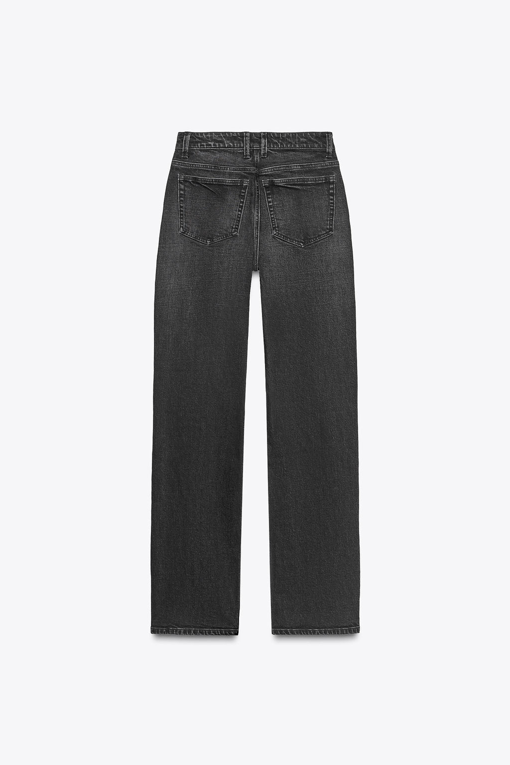 TRF HIGH-WAIST STRAIGHT LEG JEANS - Zara фото 15