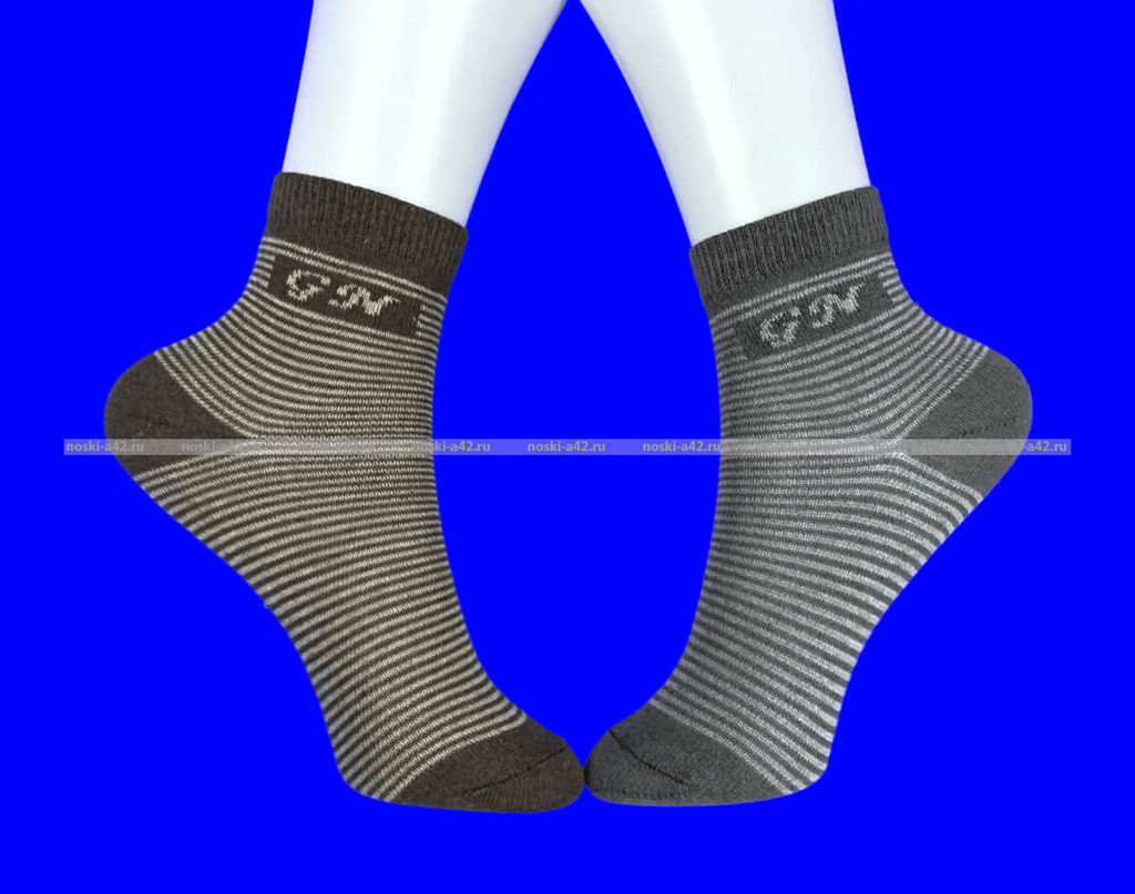 Цена за 10 пар. Золотая игла носки детские с-401 Полоса GN