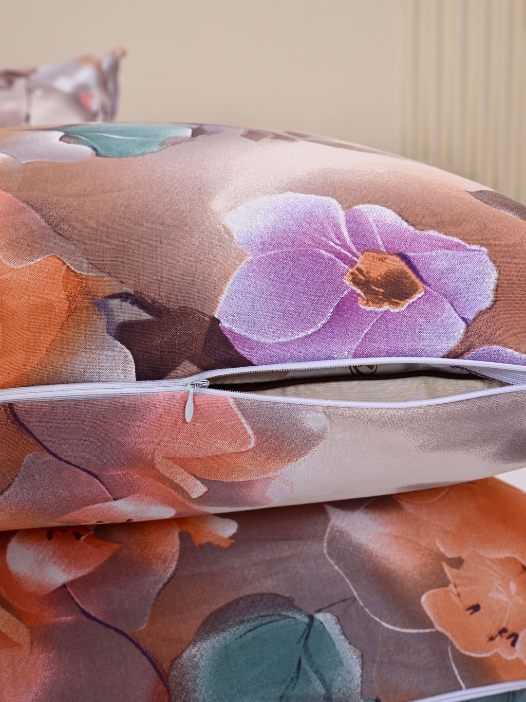 Комплект наволочек бязь люкс - Фиалки 50х70