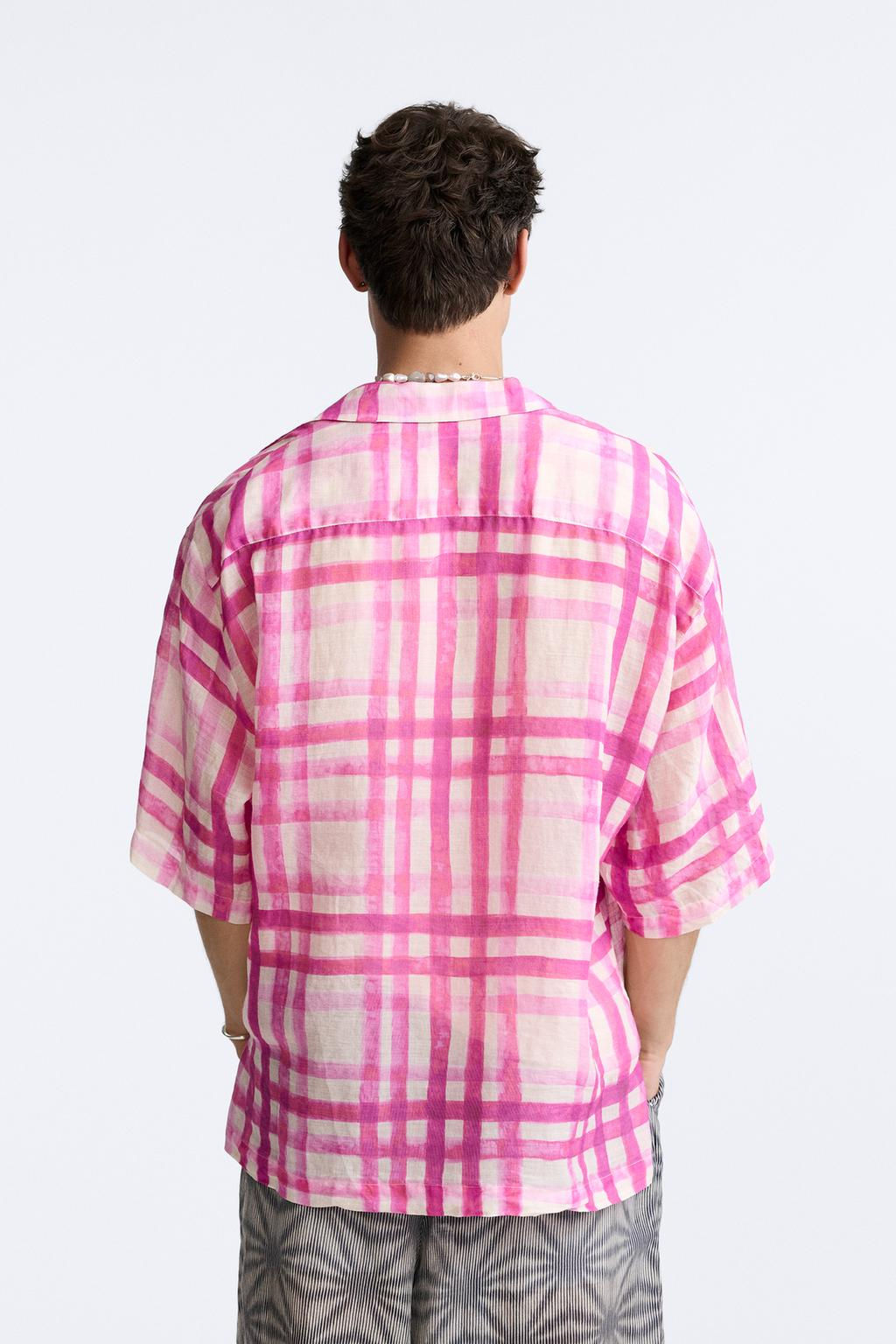 CHECK PRINT SHIRT - LIMITED EDITION - Zara фото 3