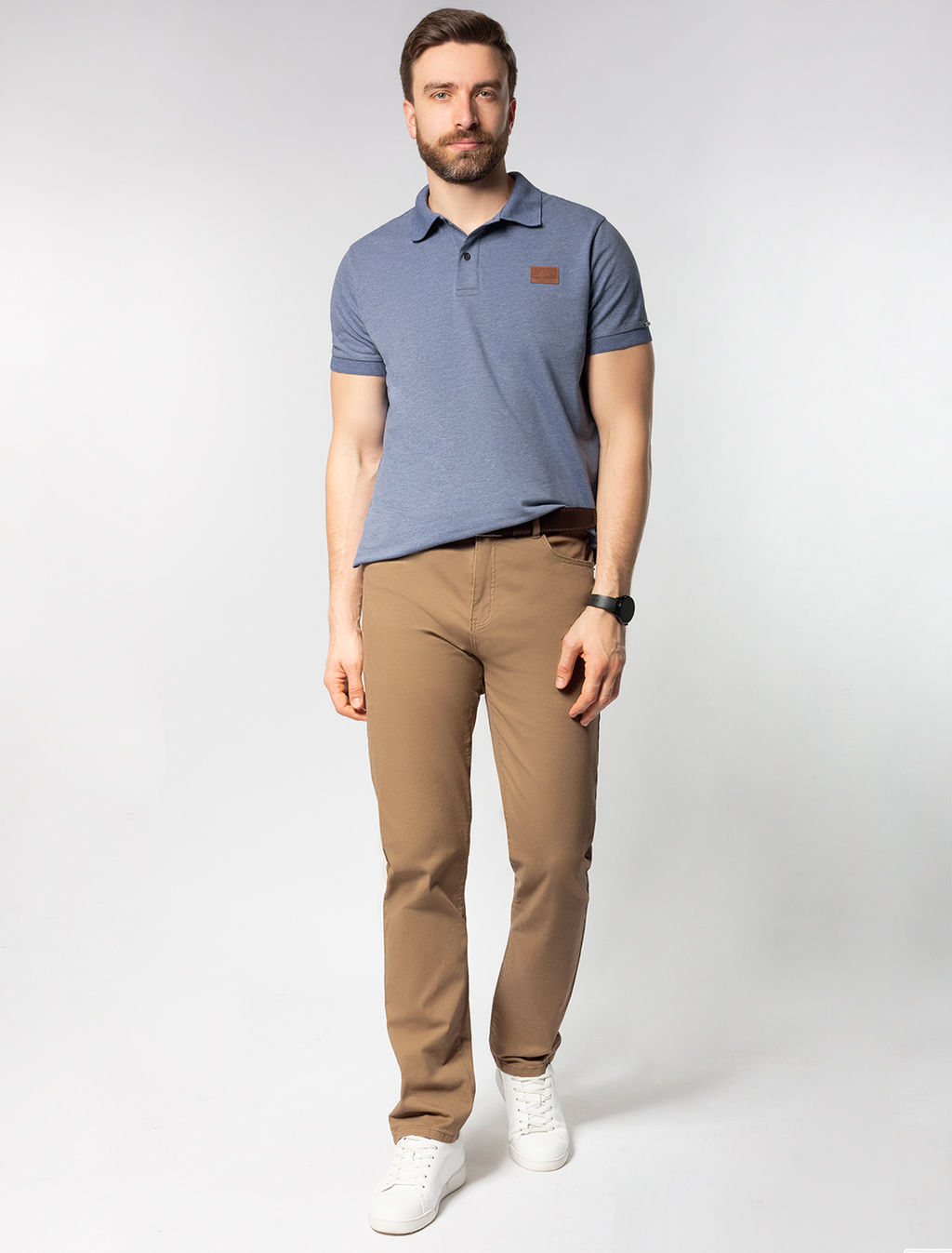 VILATTE / Брюки из плотного хлопка с эластаном  фото 11