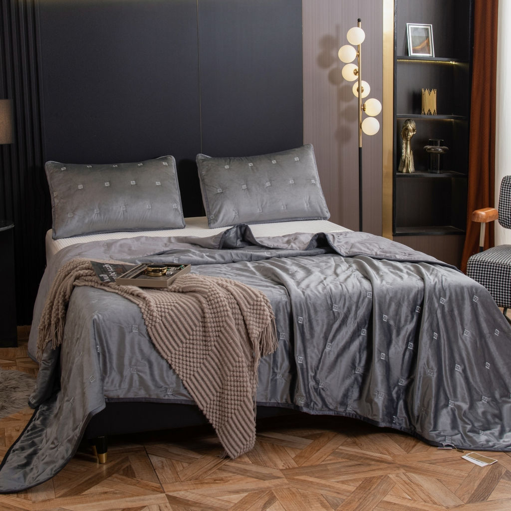 Велюровое покрывало Grande OVS007 240*260 50-70 2 шт - Ситрейд фото 2