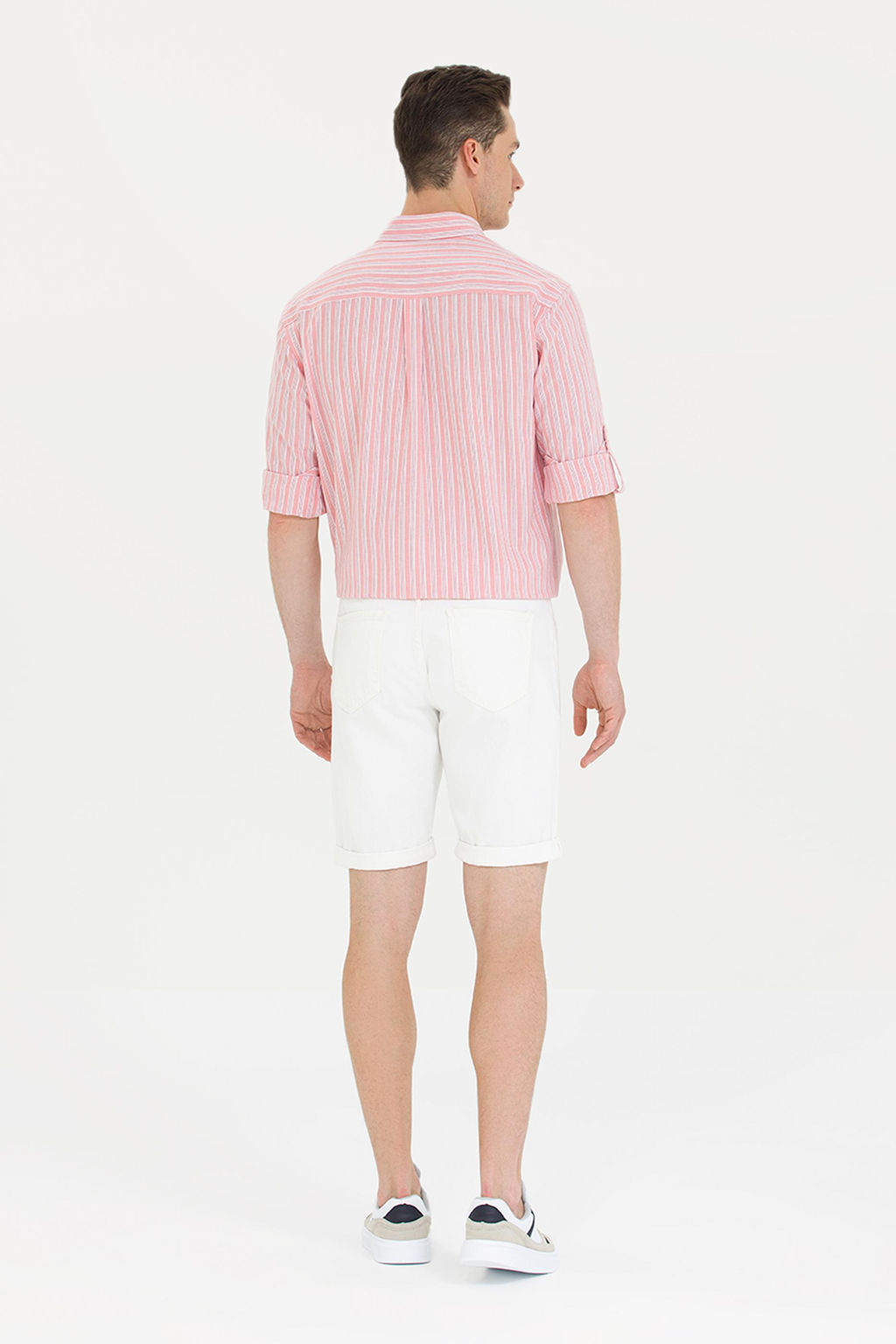 U. S. Polo Assn Мужские белые джинсовые шорты - U.s. polo assn фото 4