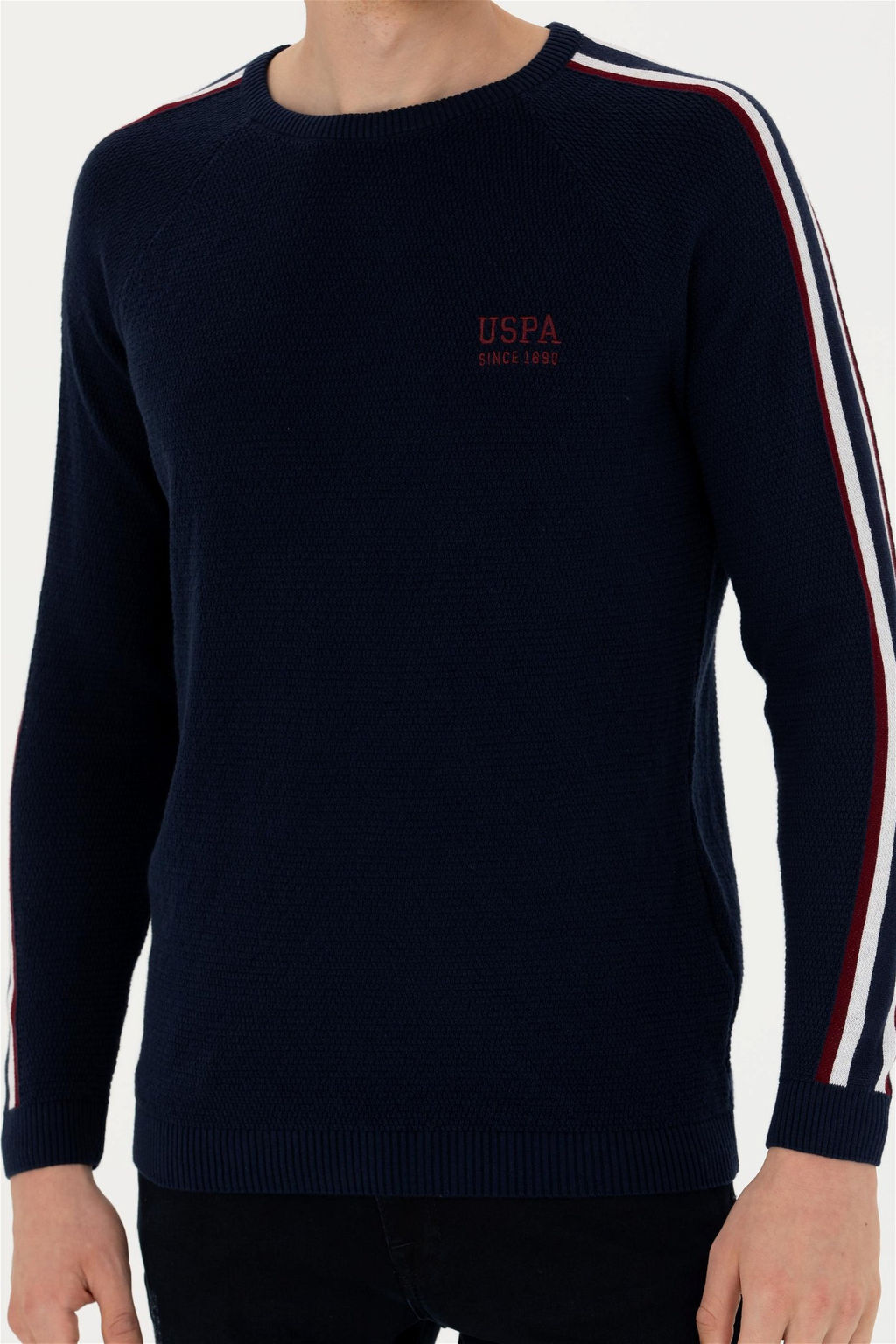 Мужской темно-синий свитер - U.s. polo assn фото 6