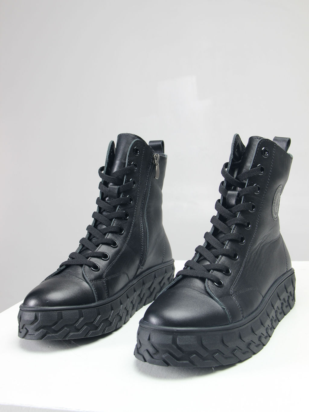 Ботинки EDART 215.icebergbl. black/мех