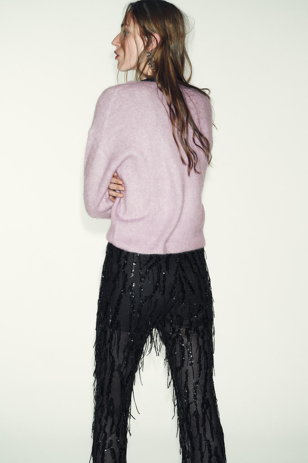 FLARE SEQUIN LEGGINGS - Zara фото 3