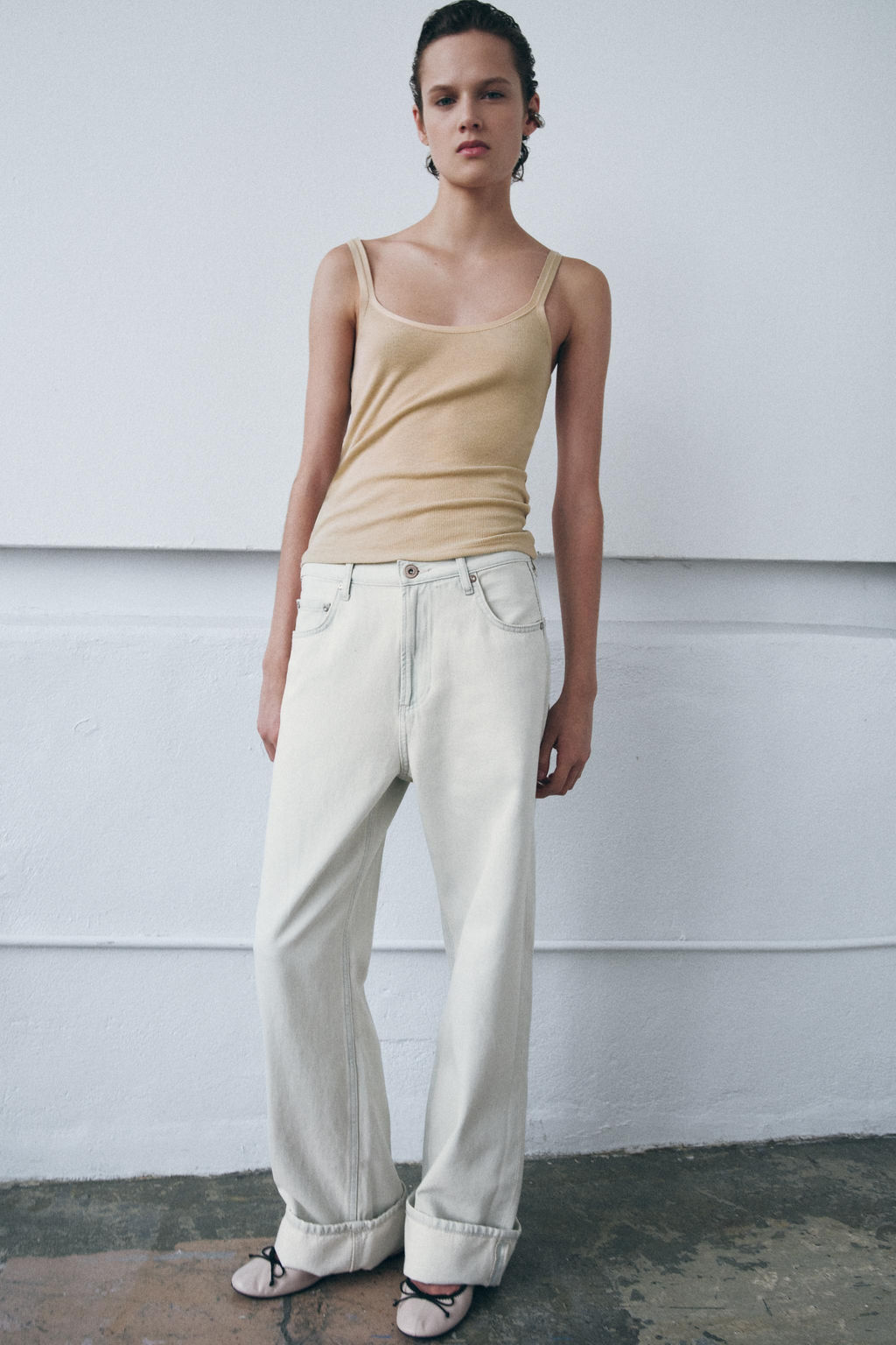 RIBBED VEST TOP - Zara фото 2