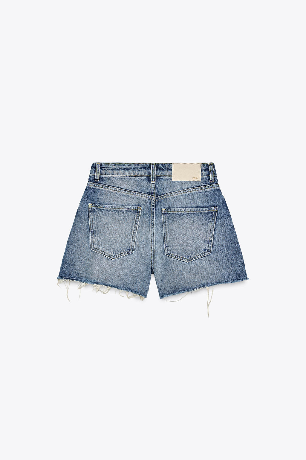 Z1975 RIPPED LOW-RISE SHORTS - Zara фото 17
