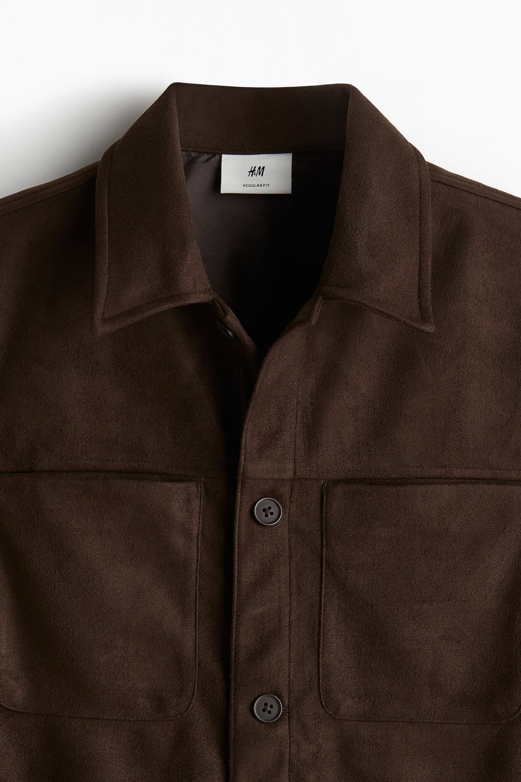 Sobrecamisa cepillada Regular Fit - H&m фото 7