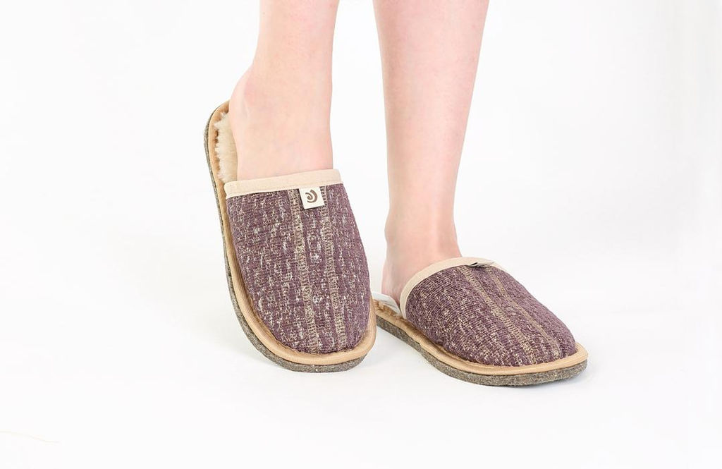 Тапочки-шлепанцы арт.4010-55 МАКО Слива