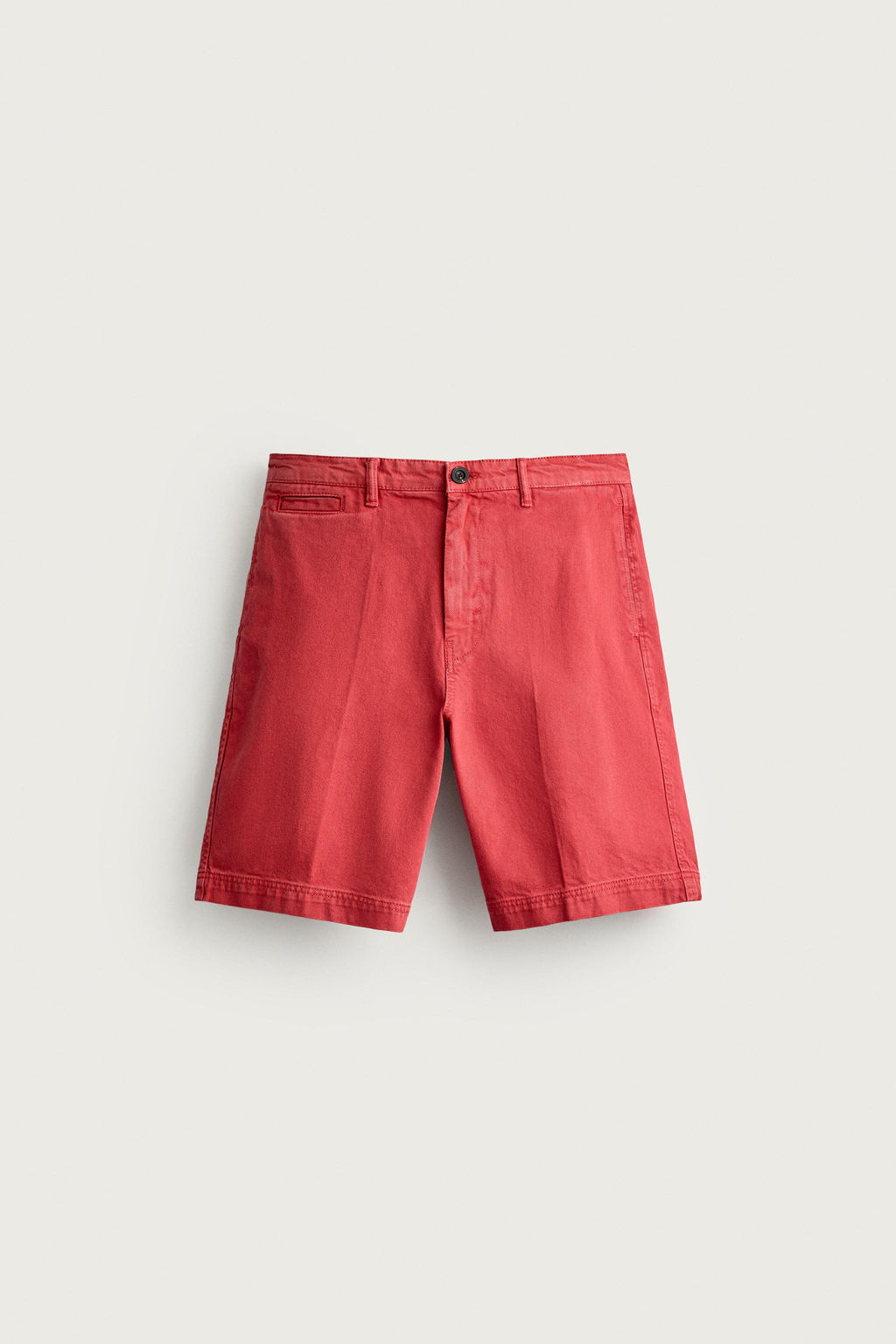 BERMUDA CHINO STRAIGHT FIT / Rojo - Zara фото 8