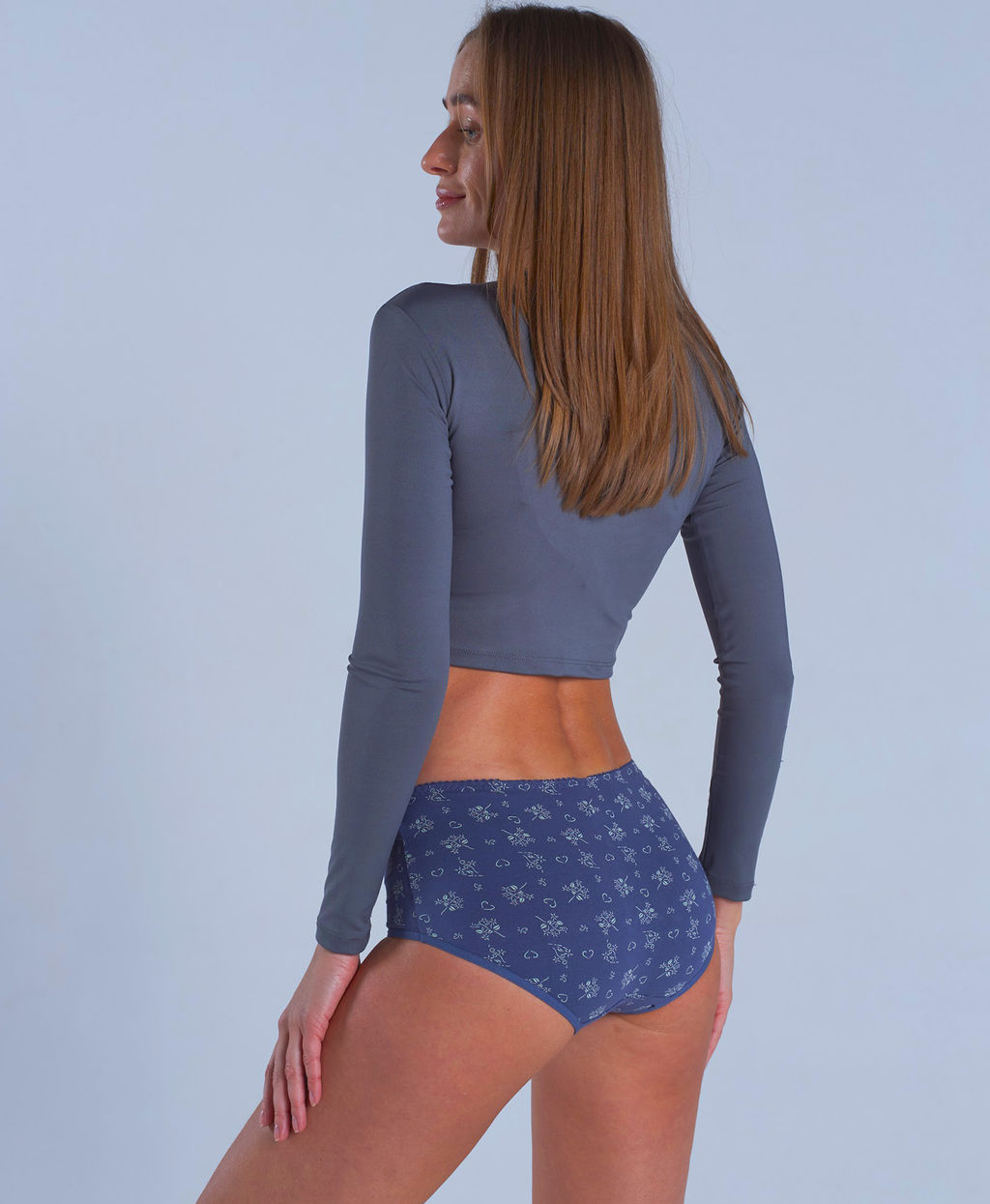 Трусы женские шорты Cherry Girl 6744-31 хлопок, эластан размеры S, M, L, XL  фото 2