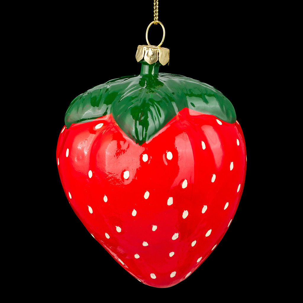 Цена за 1 шт. Украшение ErichKrause Decor Клубника 9см