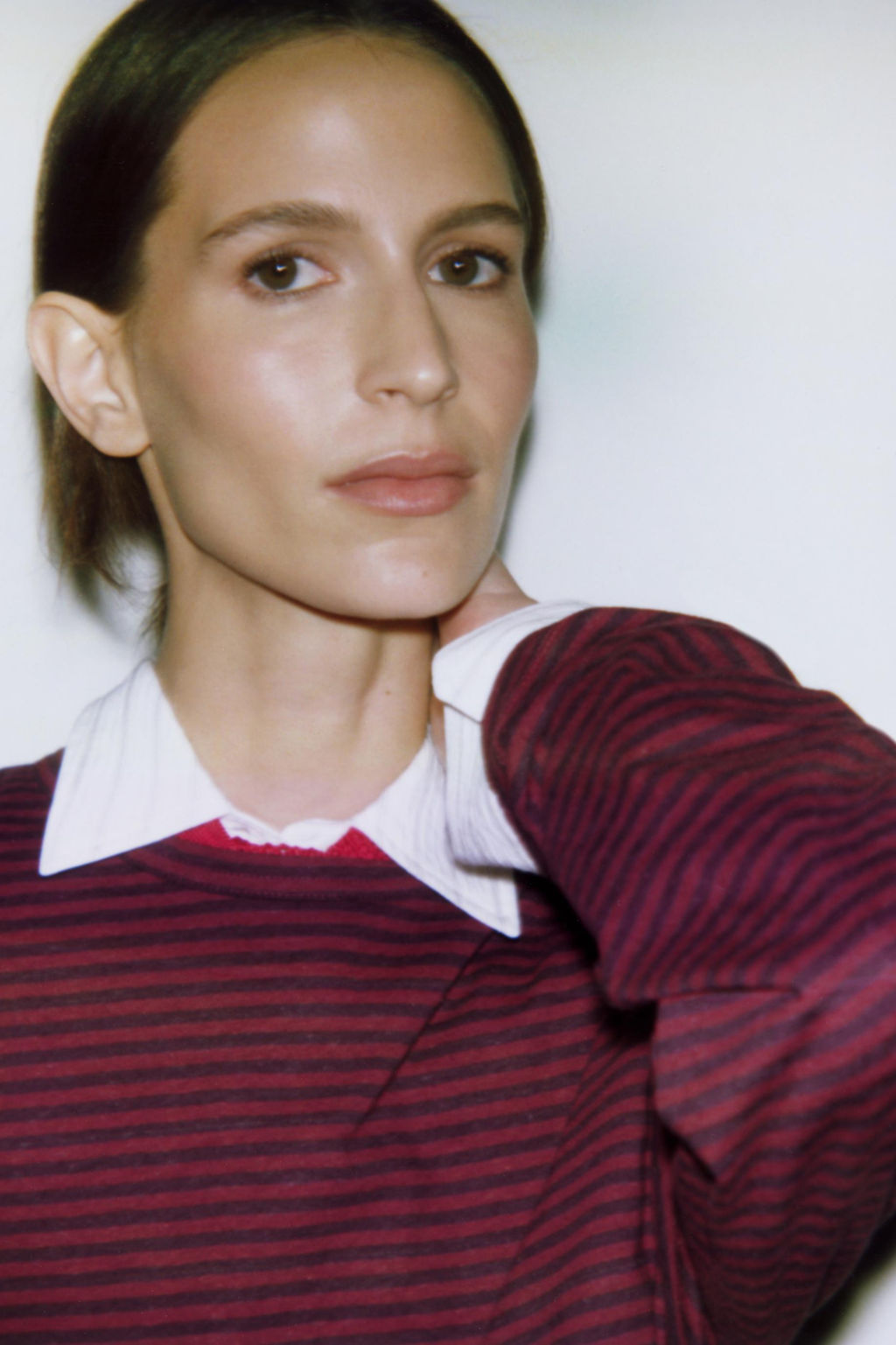 STRIPED COTTON AND LINEN T-SHIRT - Zara фото 4