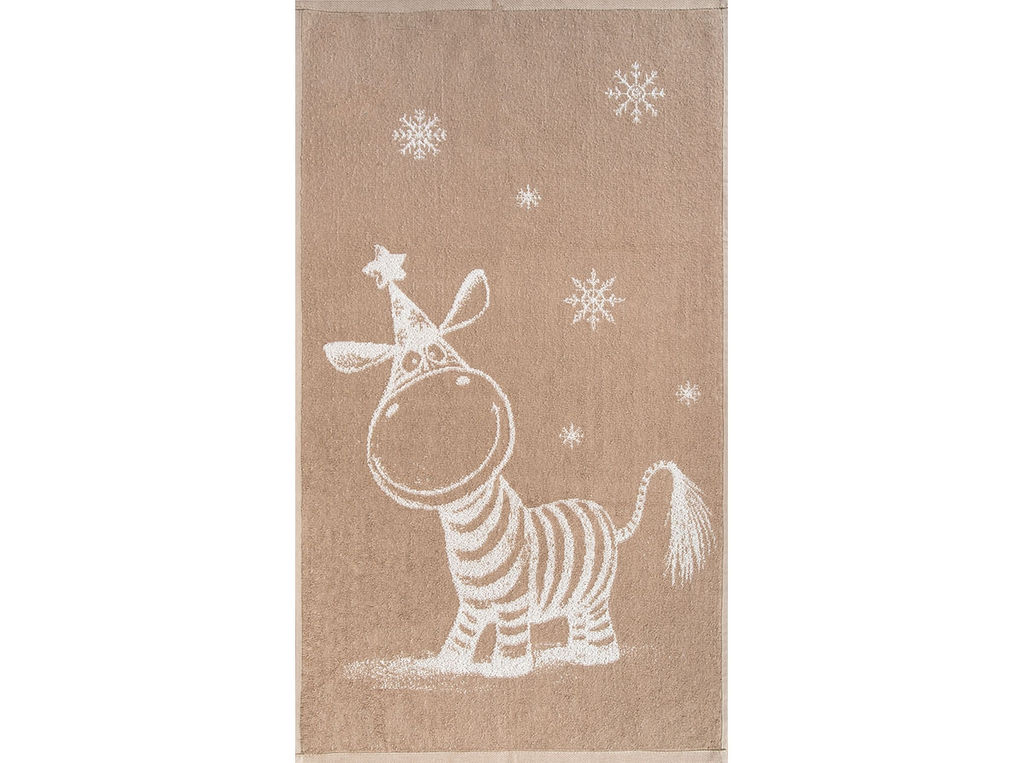 Полотенце махровое 6с103.512ж2 Зебруся (лен3) 50х90см