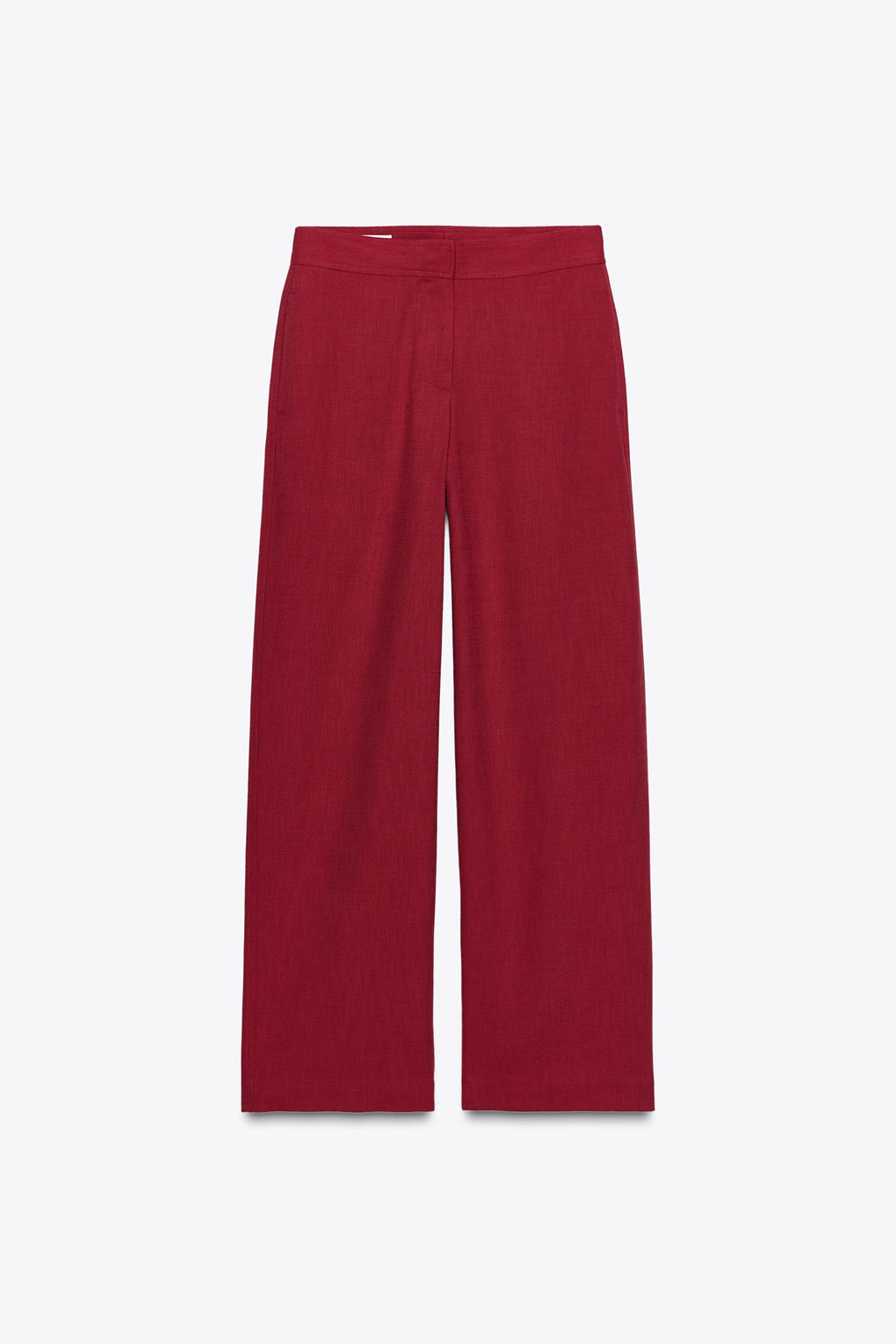 HIGH-WAIST STRAIGHT-LEG TROUSERS - Zara фото 6