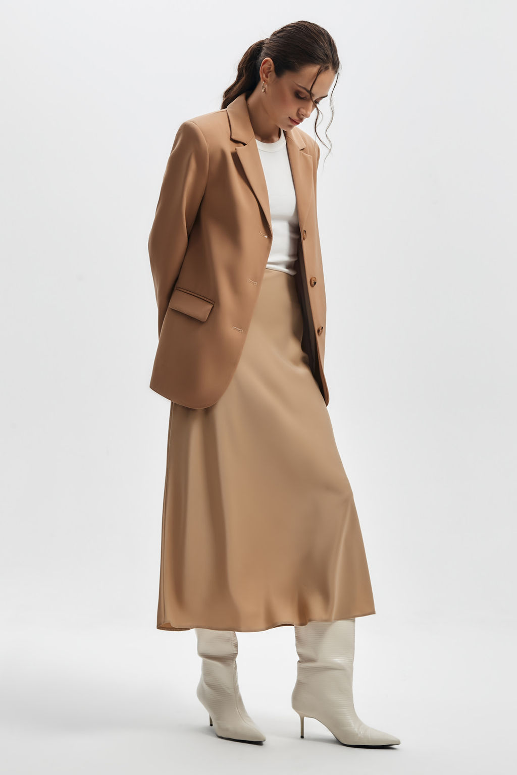 Жакет прямого кроя со съемным поясом - Mollis фото 2