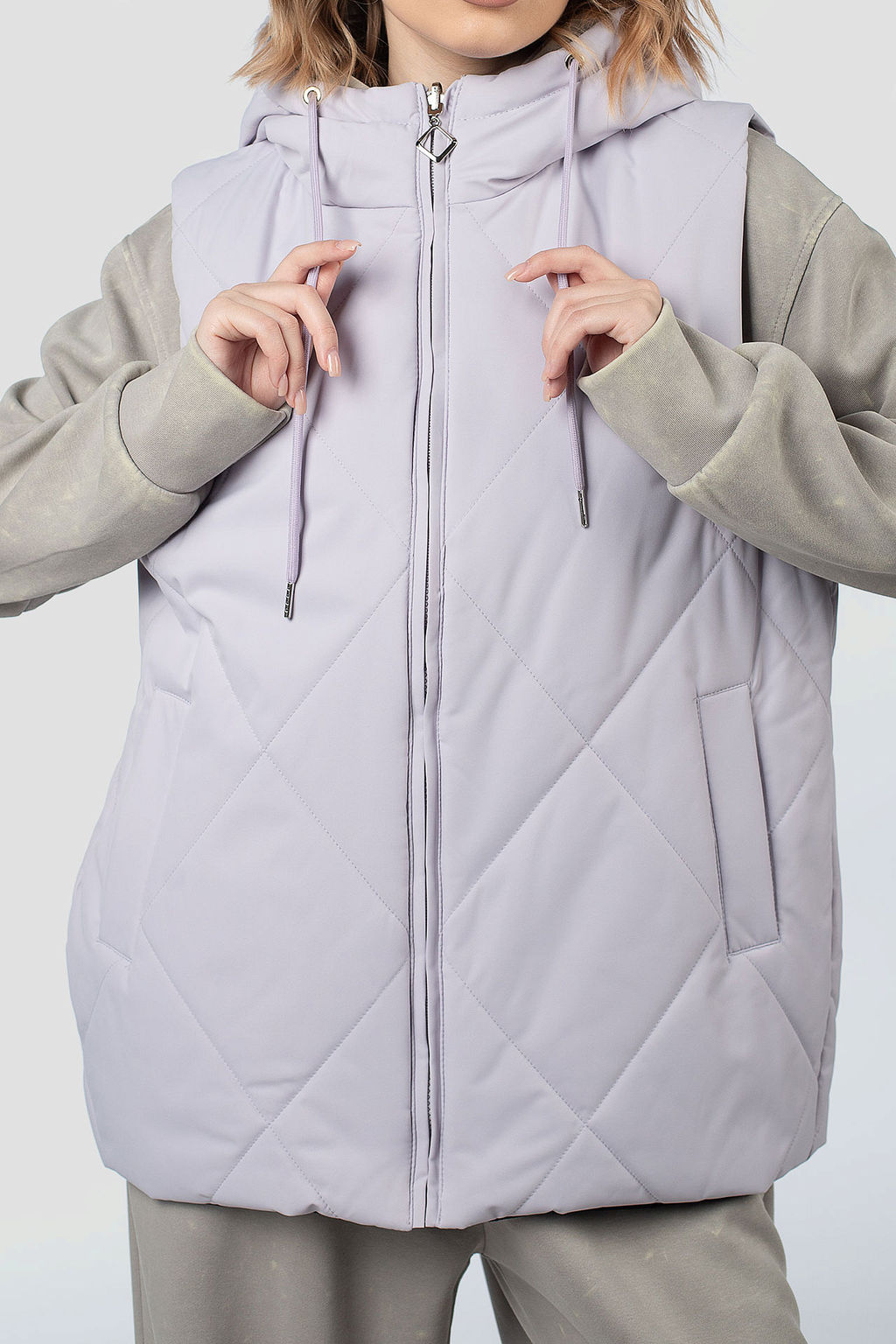 Куртка жилет двусторонняя демисезонная (синтепон 100) - El podio фото 7