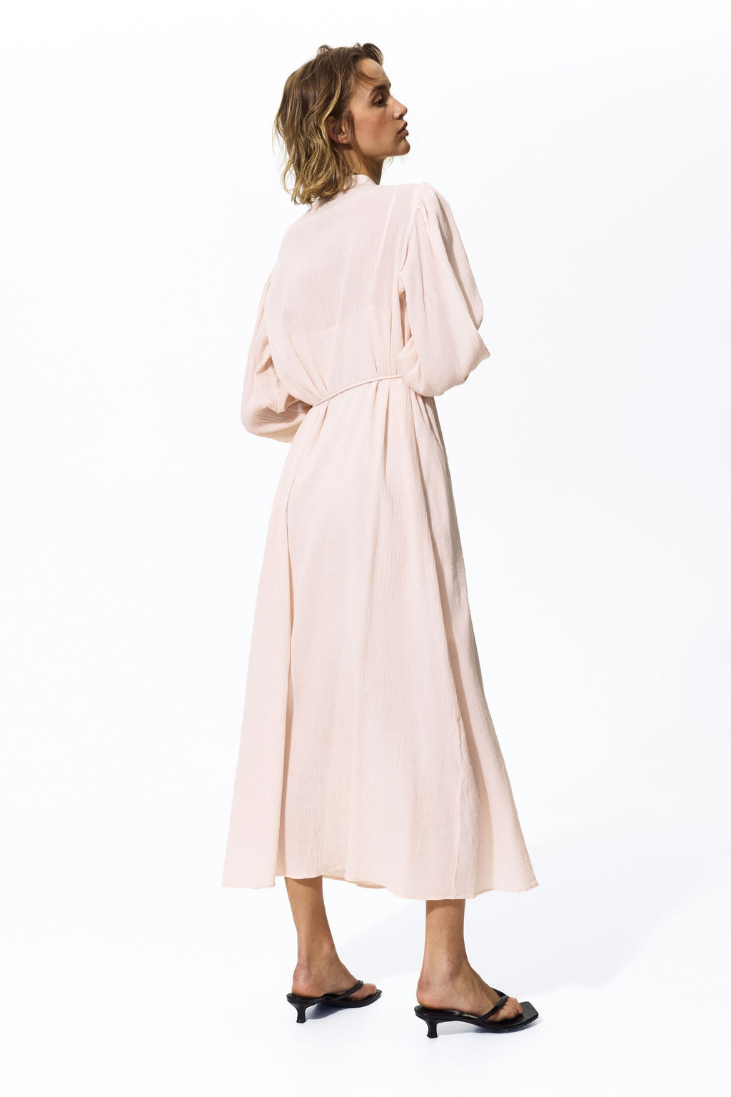 Vestido de algod?n con detalles de encaje - H&m фото 8