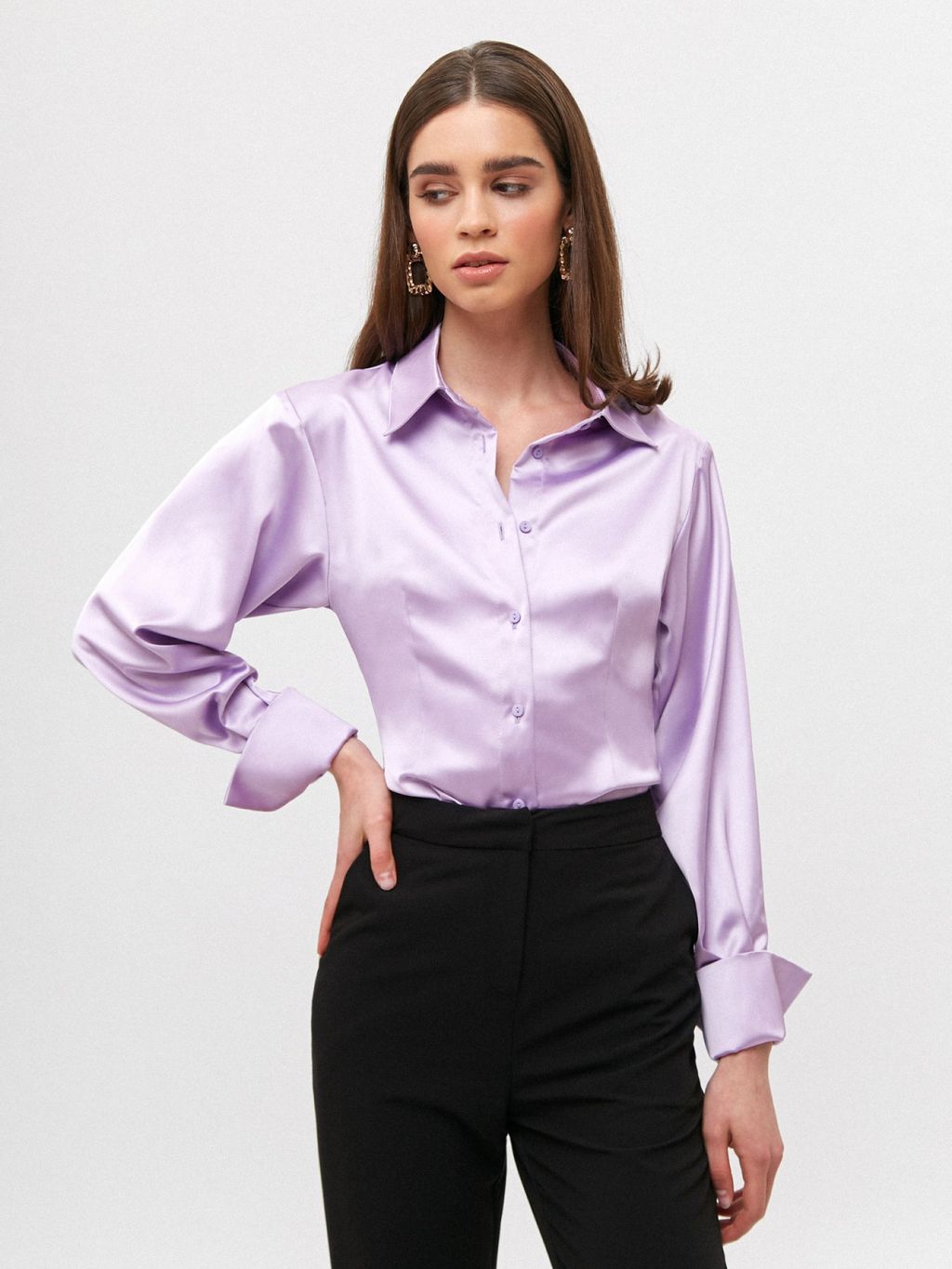 Conso/PR 200425 - lilac Блуза фото 3