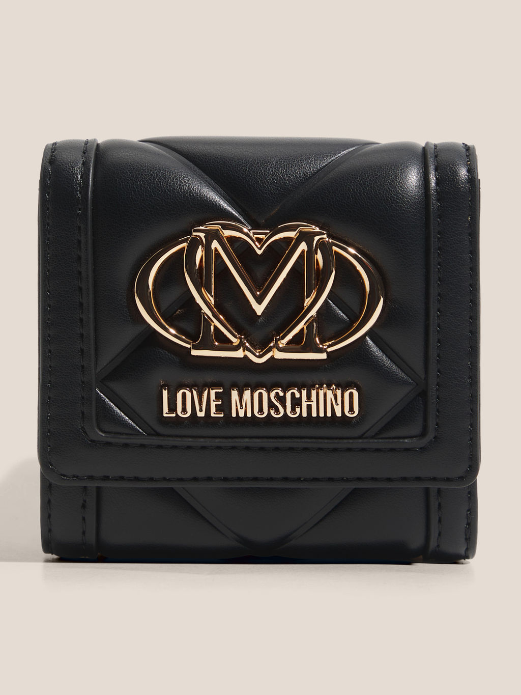 Женское портмоне LOVE MOSCHINO SLG EMBOSSED Q Артикул 4561401, черный