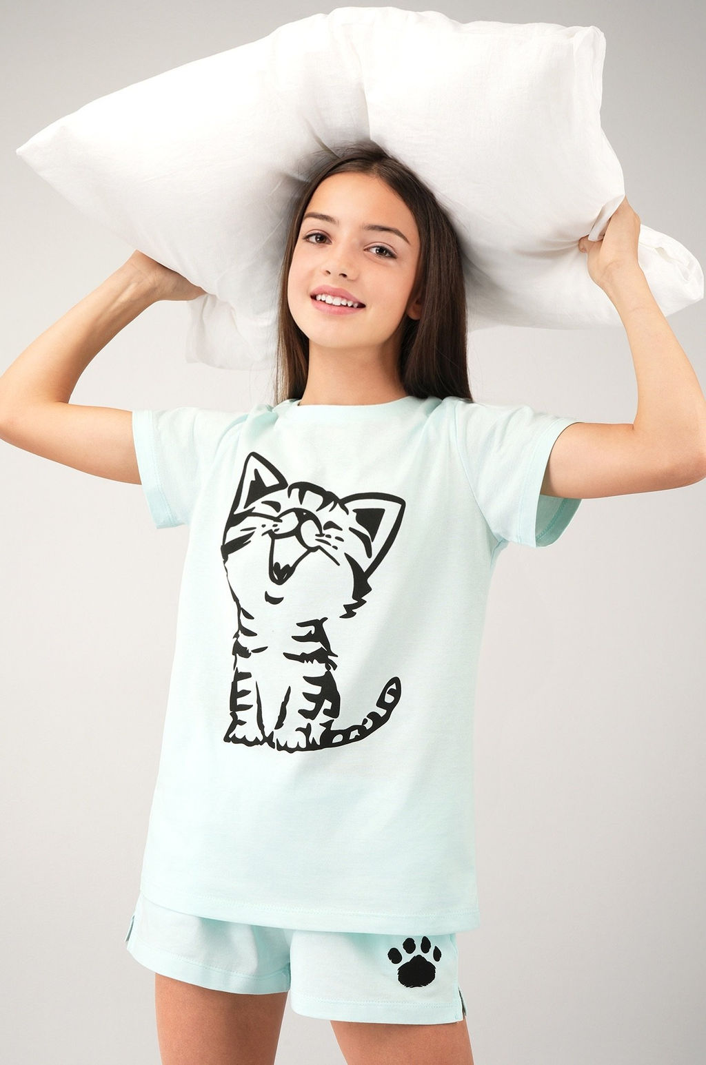 Хлопковая пижама для девочки Happyfox