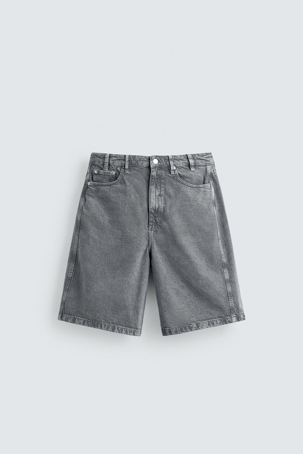 BERMUDA BAGGY FIT / Azul lavado