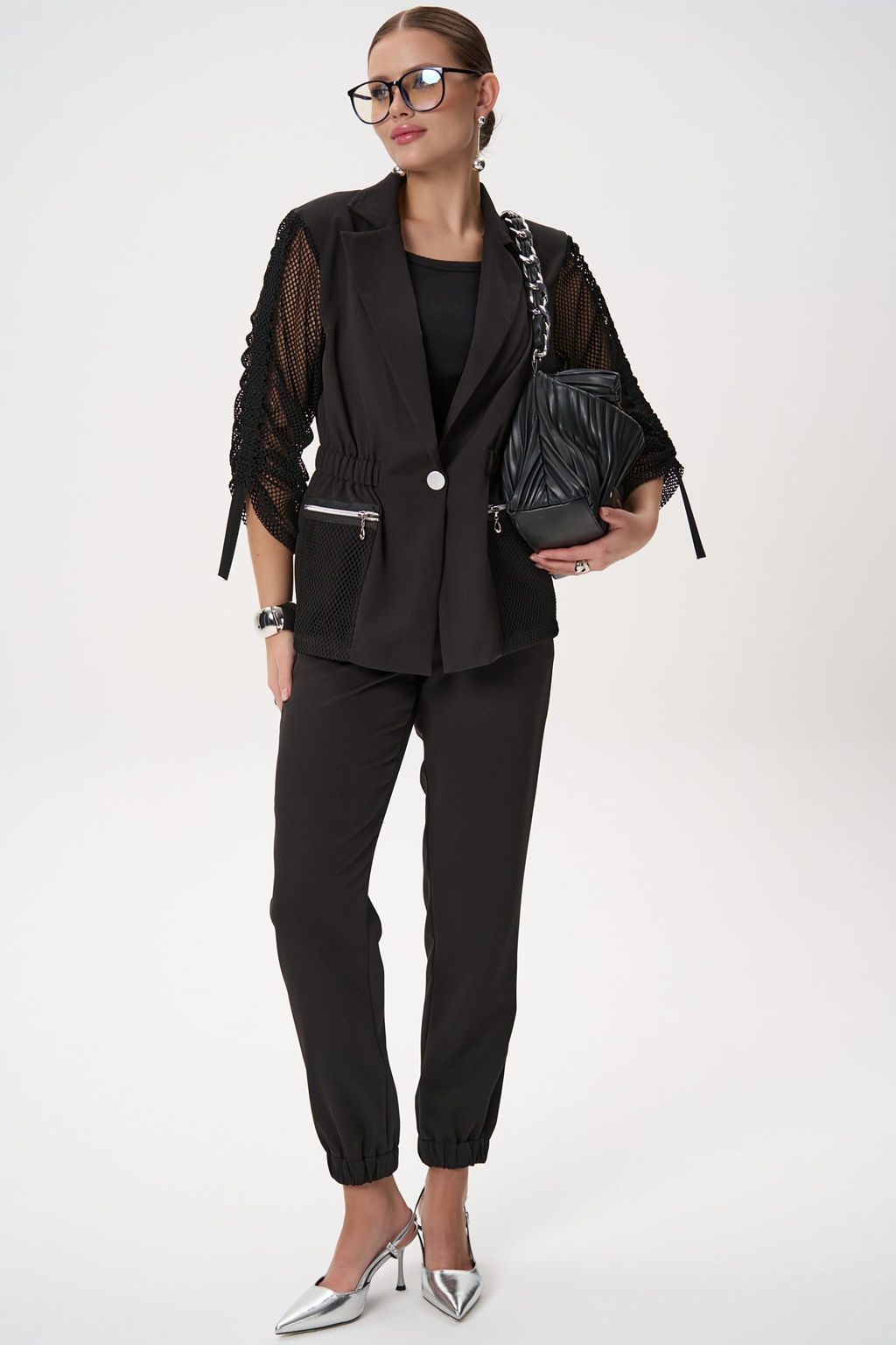 Пиджак Кейти (чёрный) - Эльза фото 8