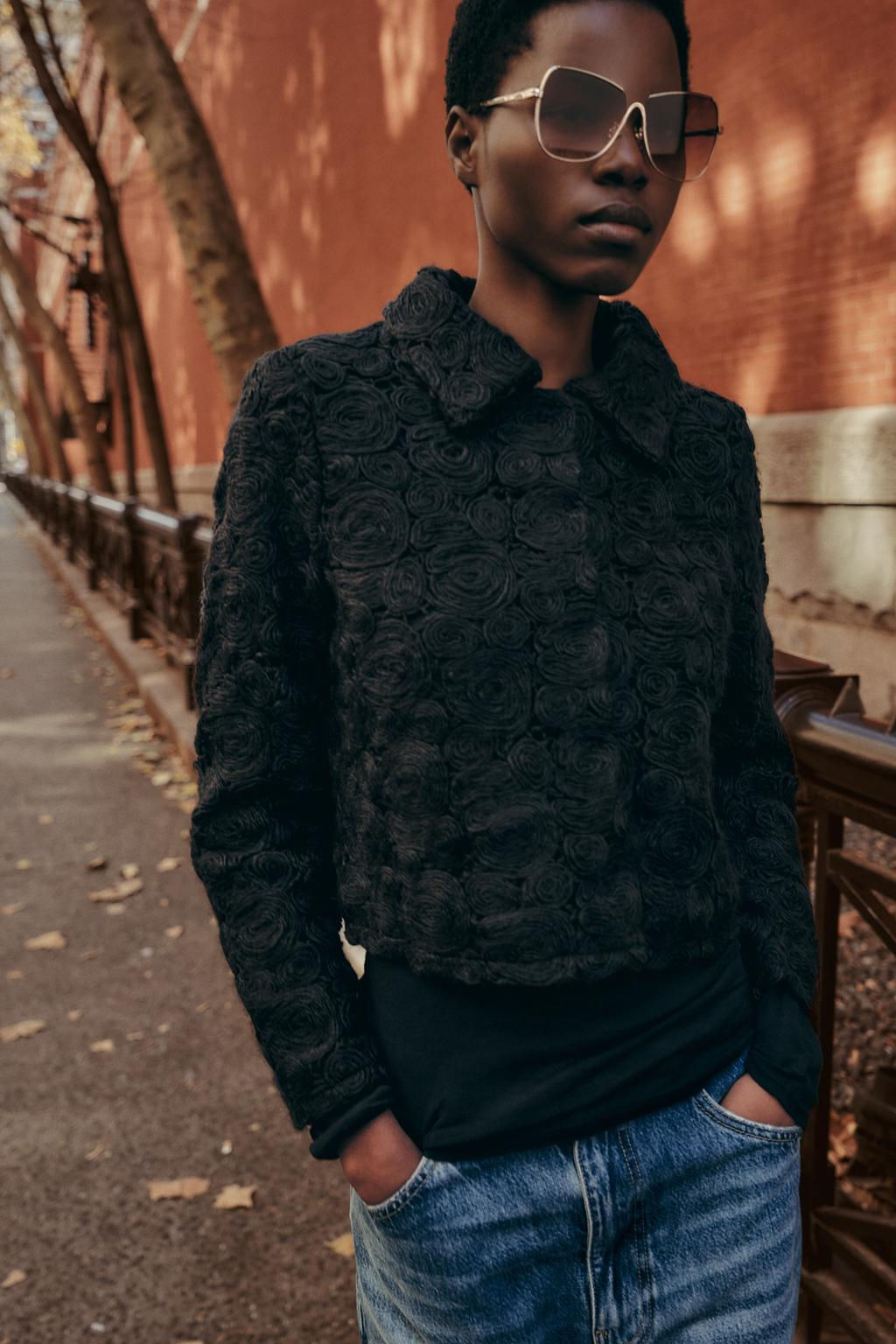 TEXTURED KNIT CARDIGAN - Zara фото 2