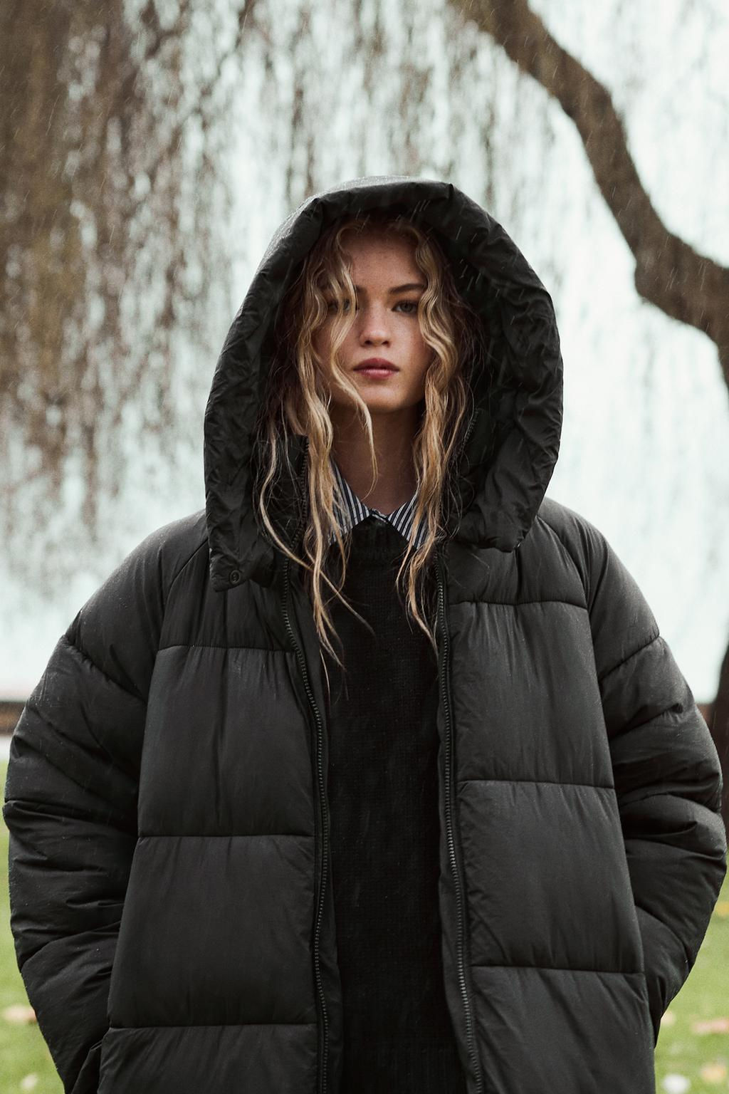 LONG ANORAK WITH WATER AND WIND PROTECTION - Zara фото 6