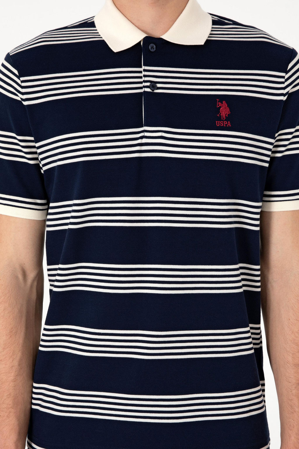 Erkek Regular Fit Polo Yaka Lacivert Ti__rt Sepette S_rpriz _ndirim