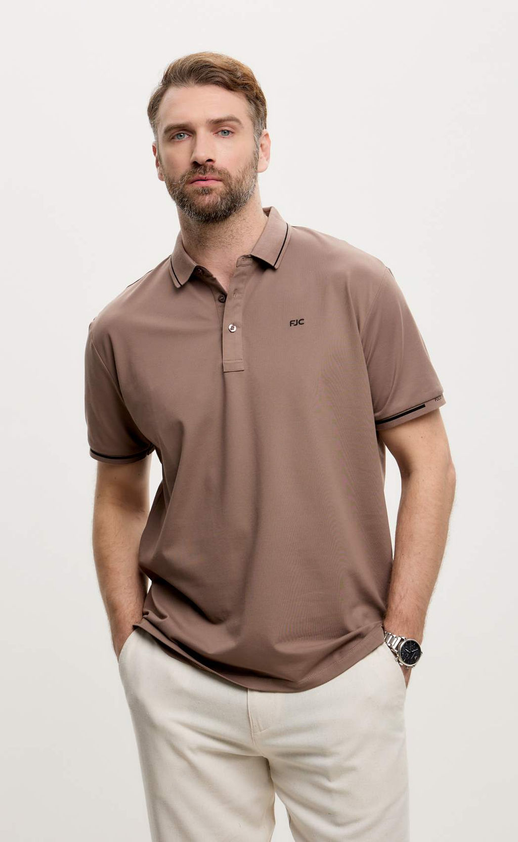 Поло муж. F511-07-062 cacao