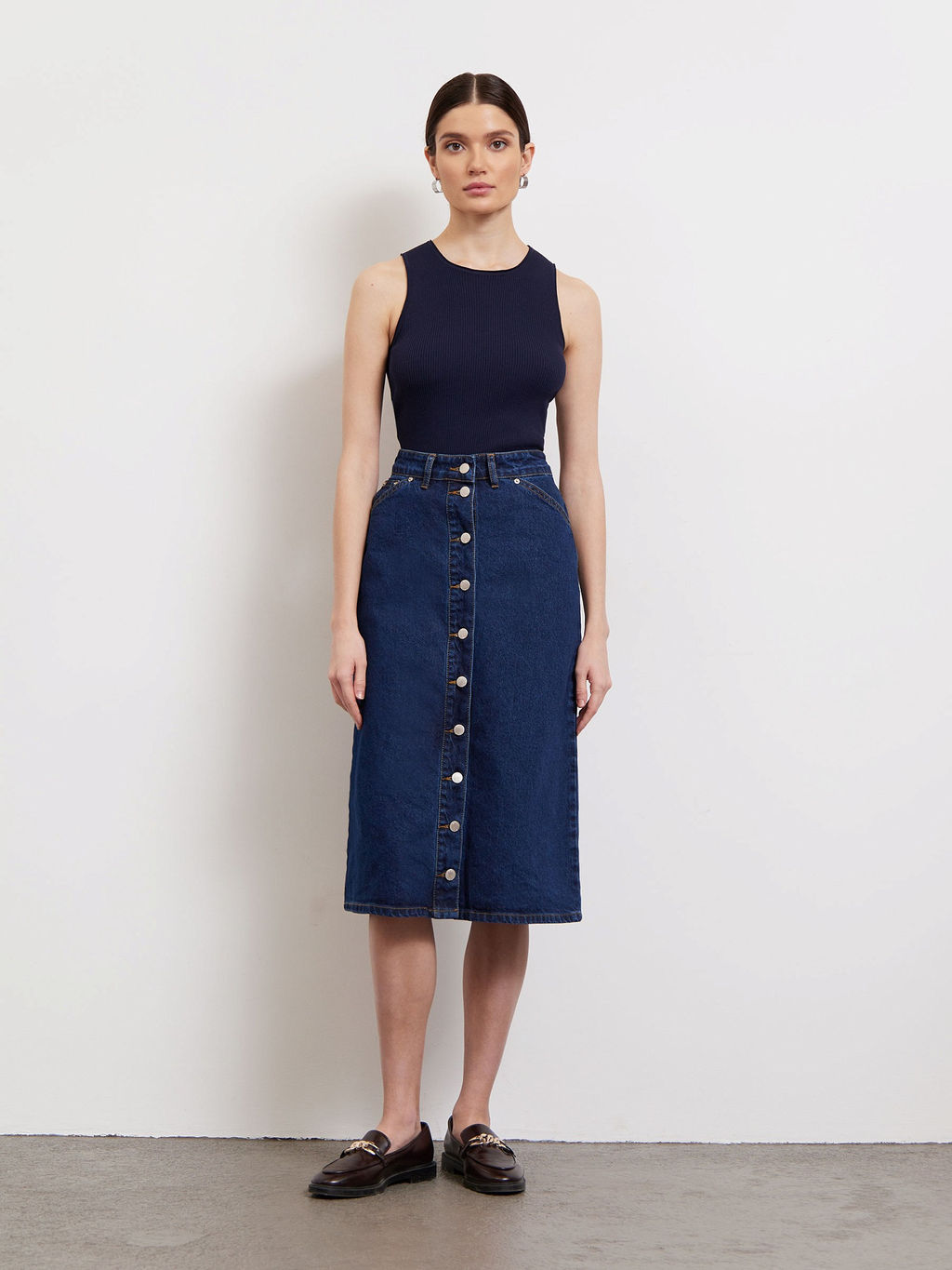 Юбка а-силуэта S975/fudo - Emka фото 5