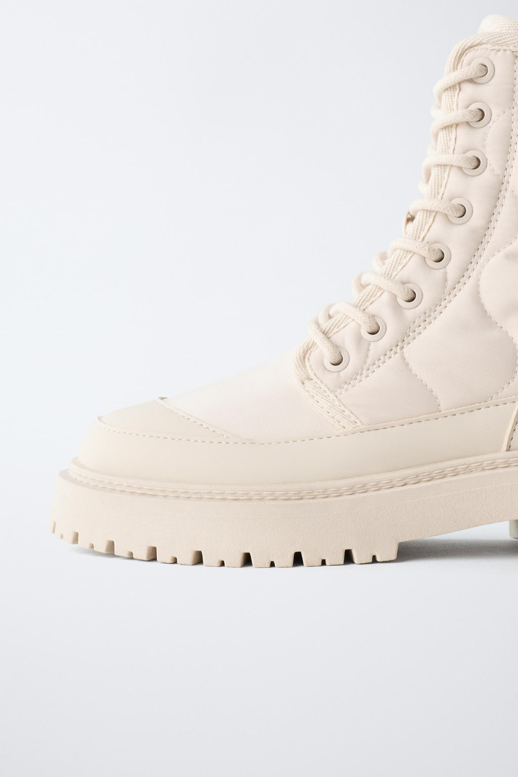 QUILTED ANKLE BOOTS - Zara фото 6