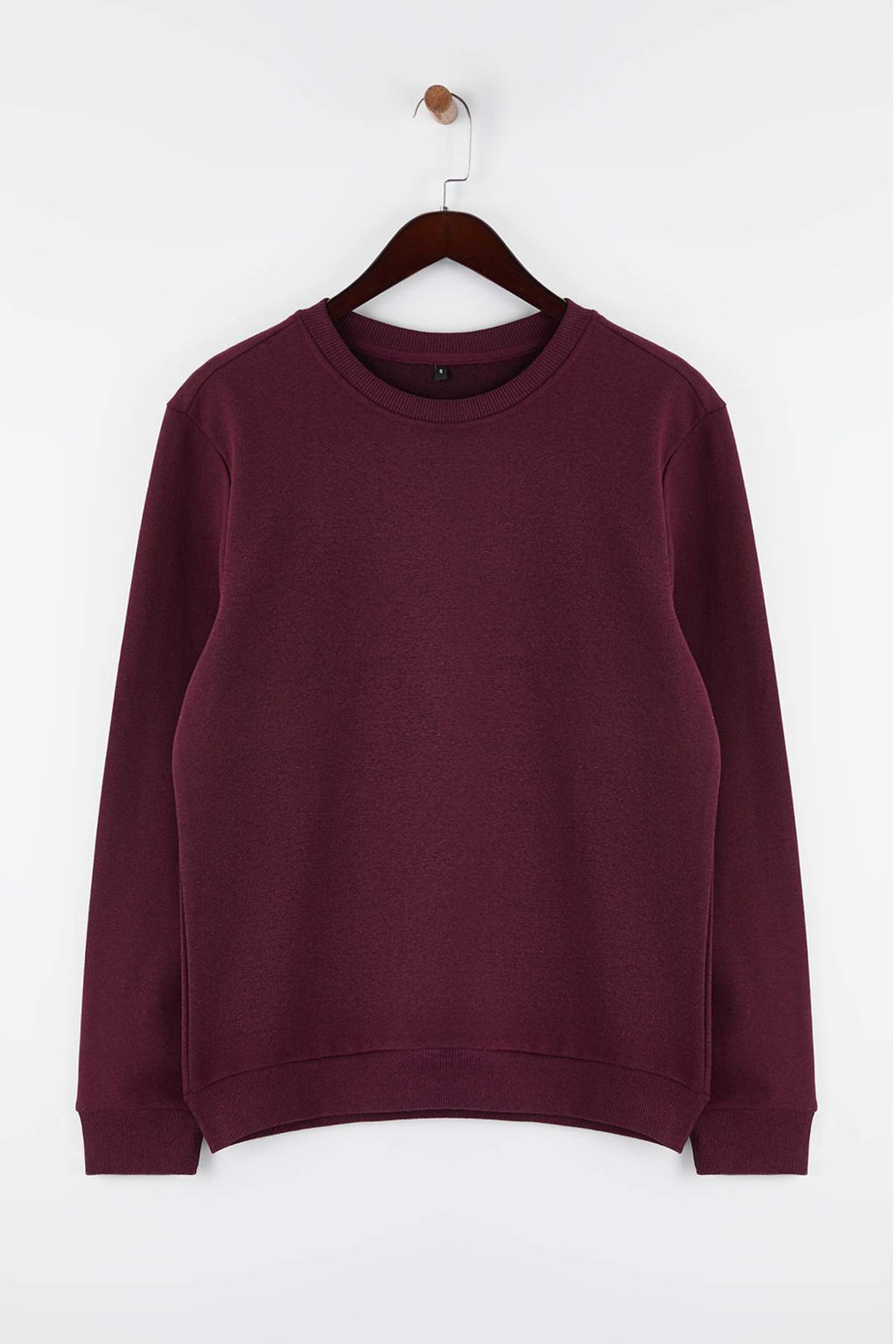 Siyah-Bordo-Lacivert 3lu Paket Regular/Normal Kesim Basic Ici Polar Sweatshirt TMNAW26SW00006