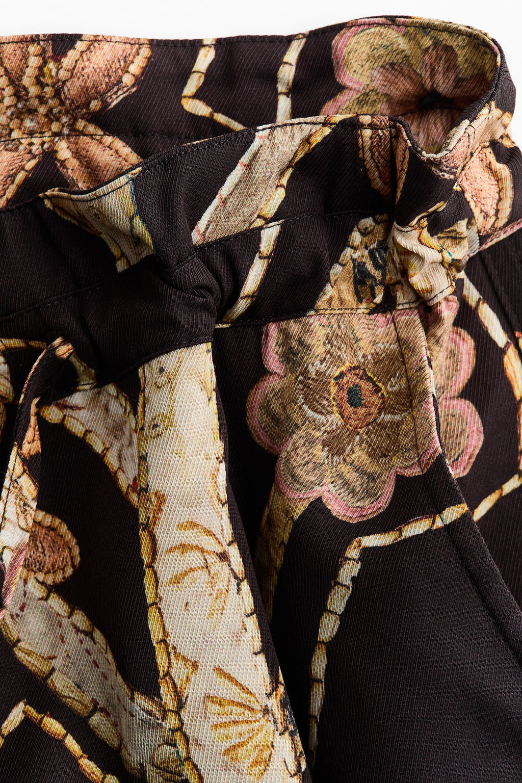 Pantal?n de sarga con estampado floral - H&m фото 3