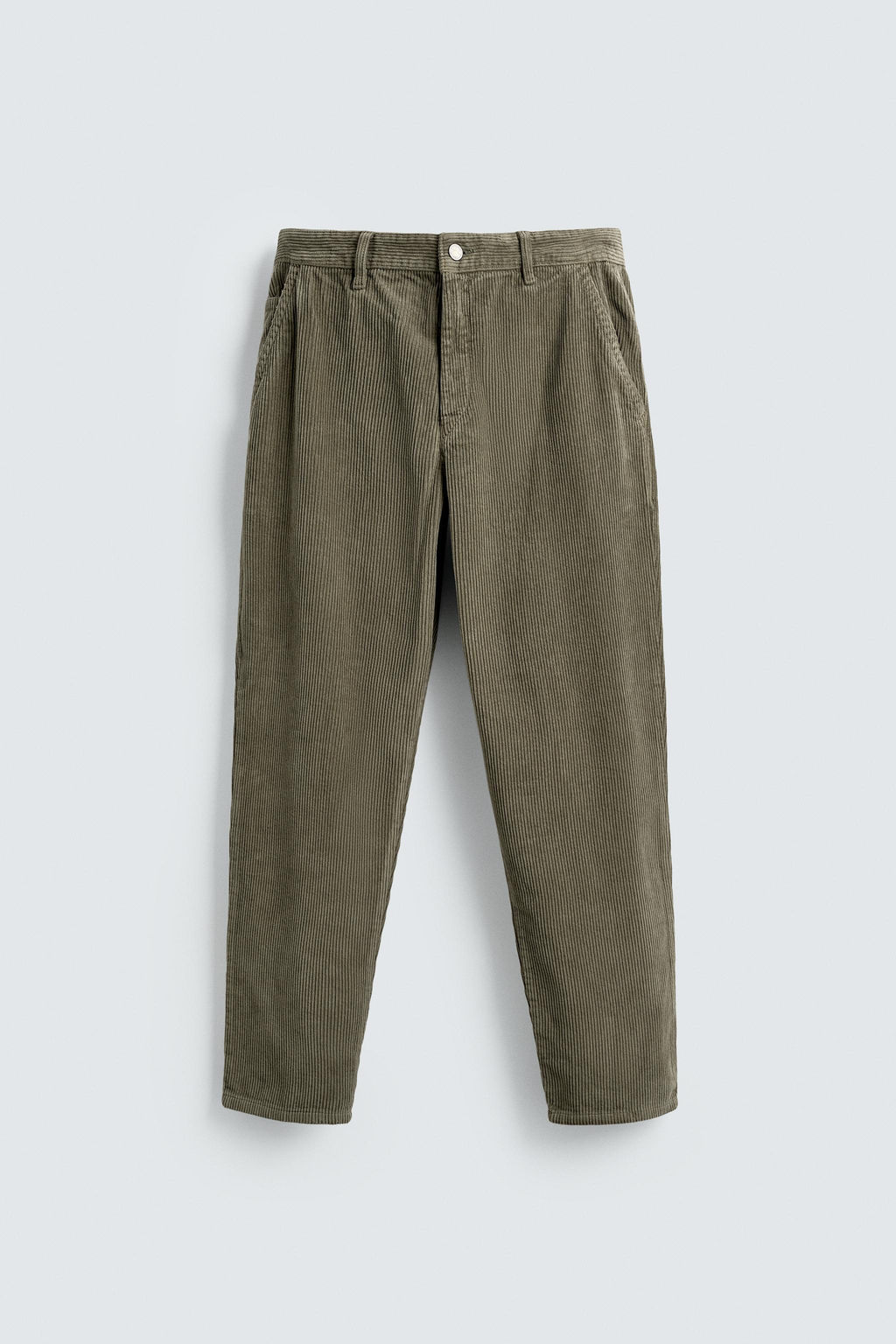 CARROT FIT CORDUROY TROUSERS - Zara фото 6