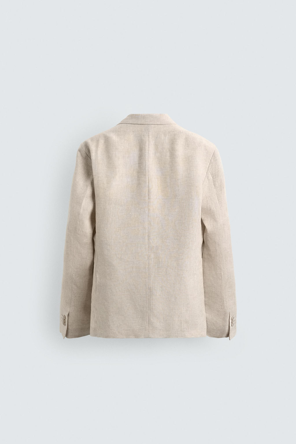 BLAZER CRUZADA 100% LINO / Beige claro - Zara фото 9
