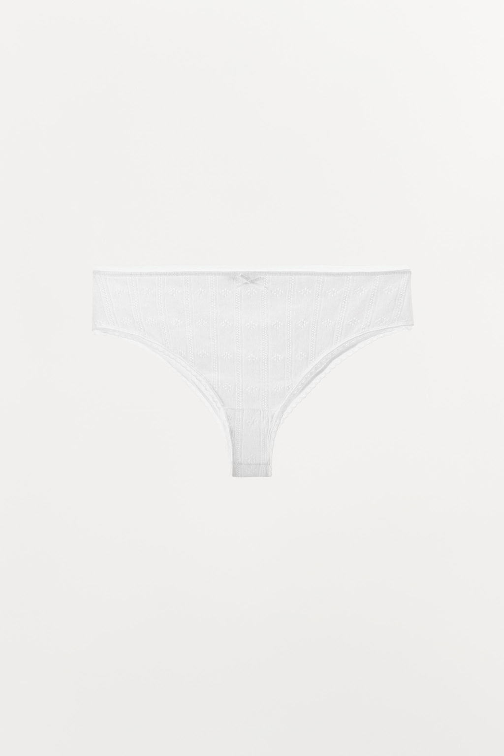 POINTELLE BRIEFS WITH SATIN BOW - Zara фото 4