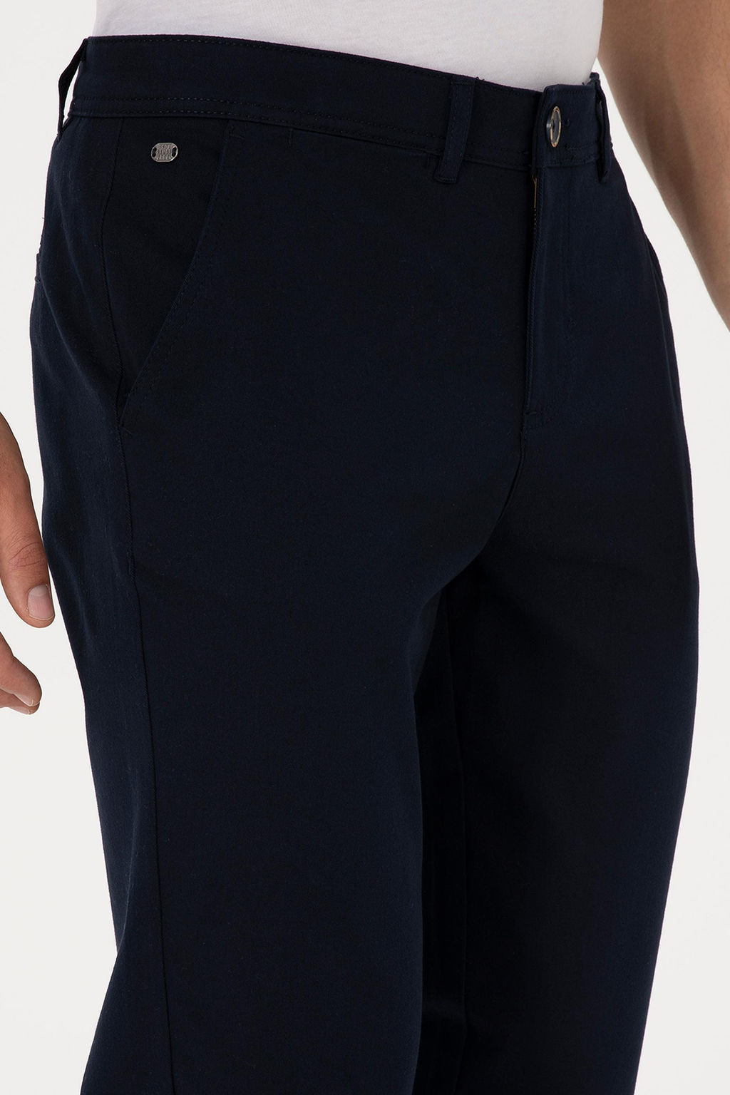 Erkek Lacivert Kanvas / Chino Pantolon - U.s. polo assn фото 5