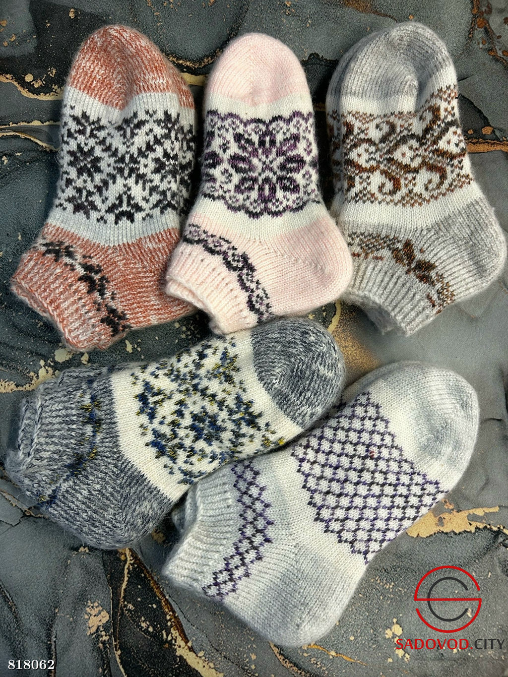 Женские носки из шерсти