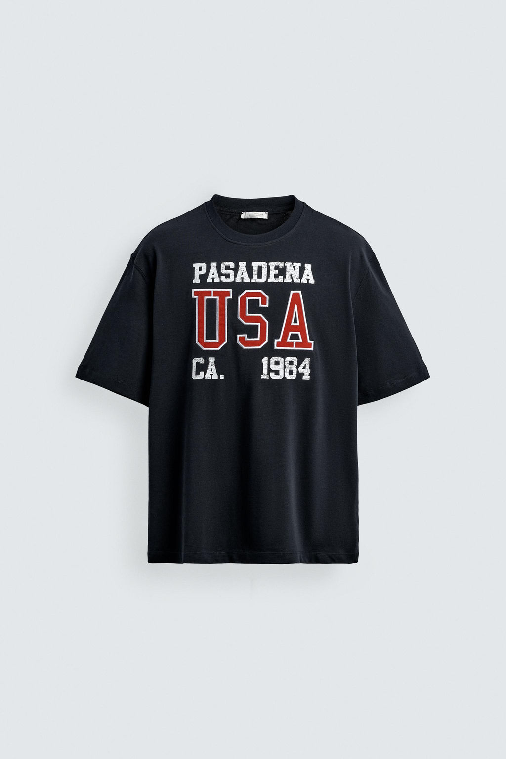 TEXT PATCH T-SHIRT - Zara фото 6