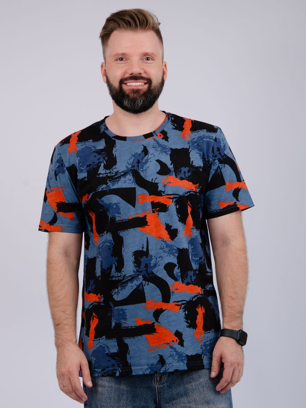 Футболка "ФМ-60" индиго, трикотаж