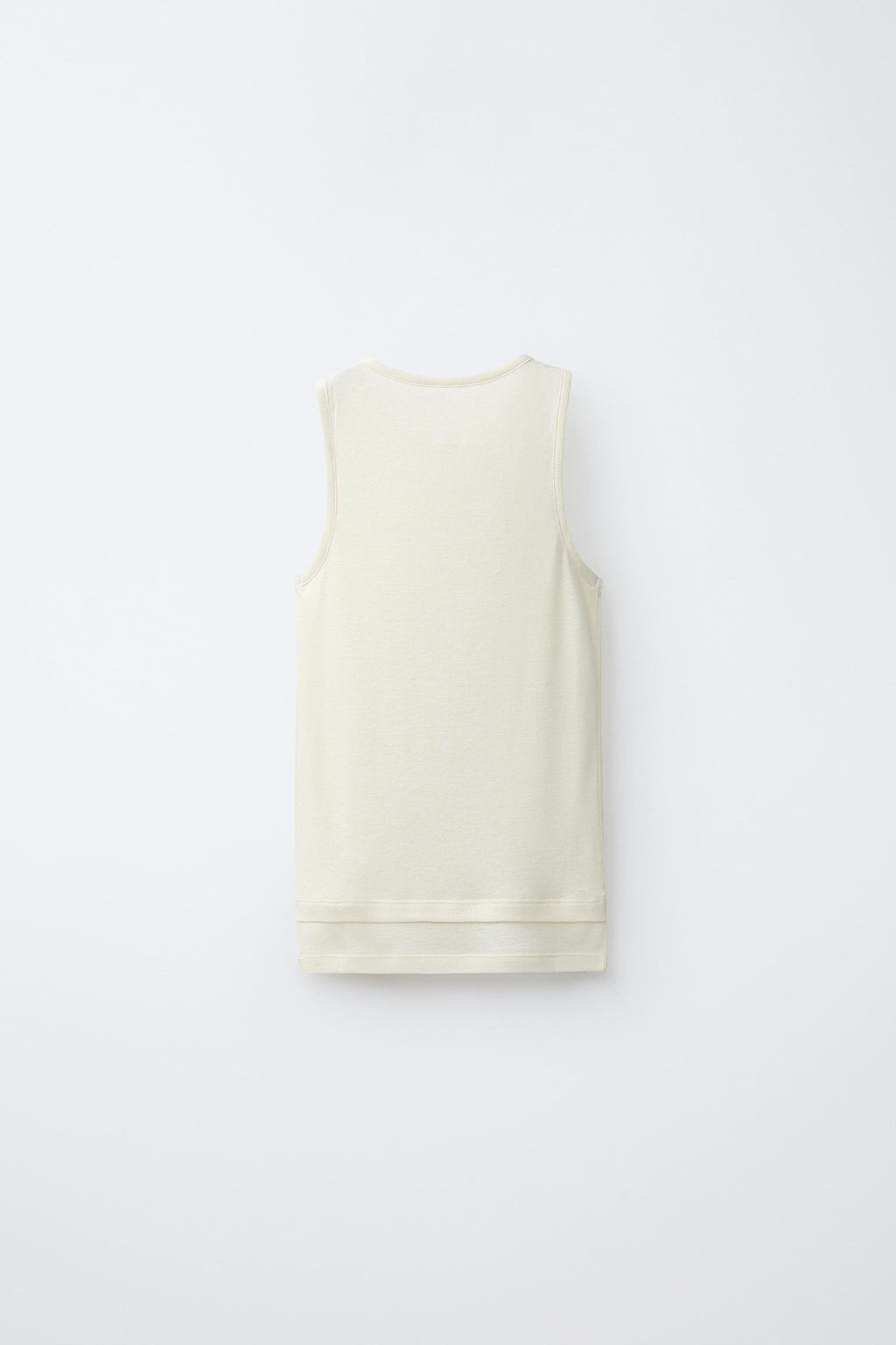 CAMISETA CON LINO / Vainilla - Zara фото 3