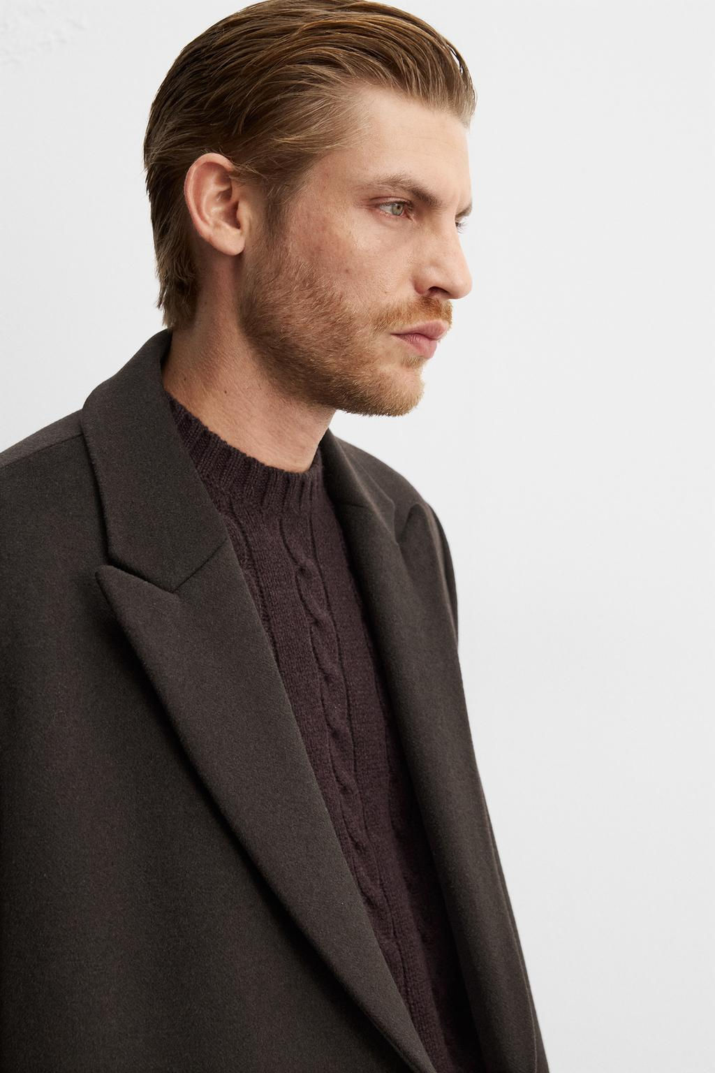 WOOL BLEND DOUBLE-BREASTED COAT - Zara фото 6