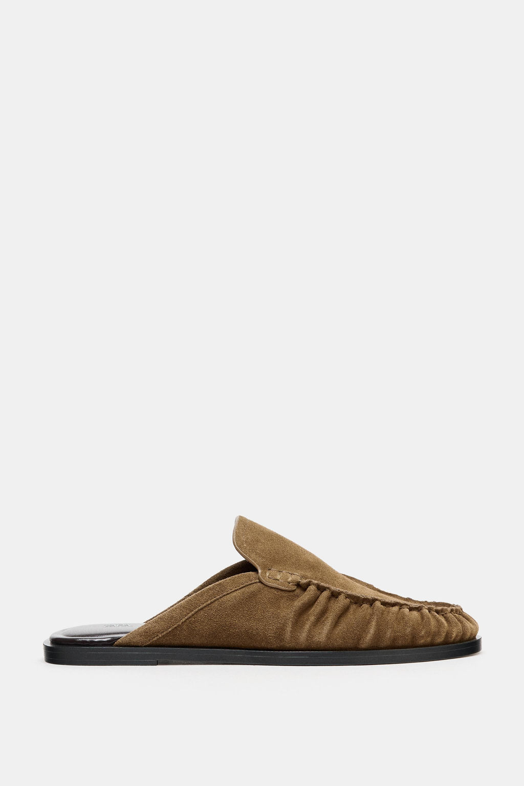 SPLIT SUEDE MULE LOAFERS - Zara фото 9