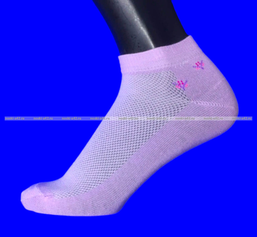 Цена за 3 пар. 3 ПАРЫ - Следки женские сетка АССОРТИ