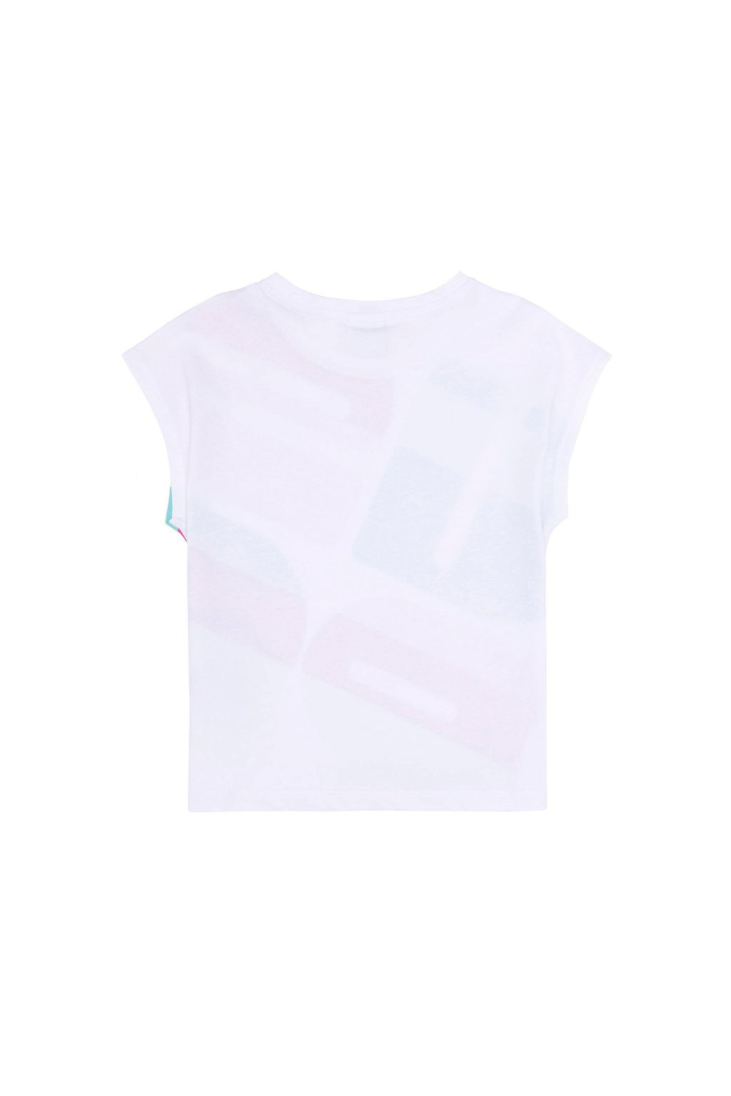 Белая футболка с круглым вырезом для девочек - U.s. polo assn фото 2