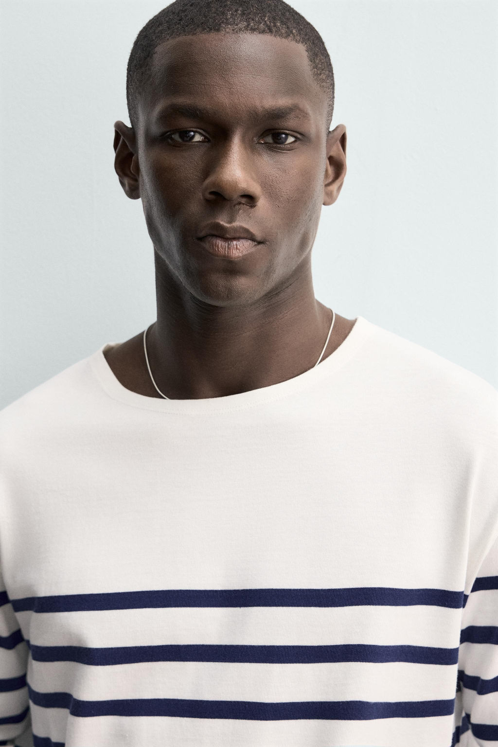 CAMISETA JACQUARD RAYAS RELAXED FIT / rayas - Zara фото 5